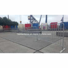 Event Safety Galvanized Flat Feet Crowd Control Barrier